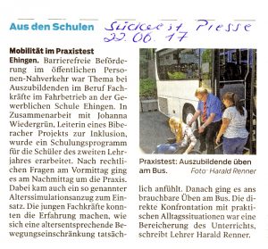 Read more about the article Mobilität im Praxistest
