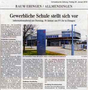 Read more about the article Gewerbliche Schule stellt sich vor