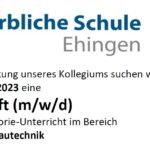Gesucht, Lehrkraft (m/w/d) für Holz- und Bautechnik